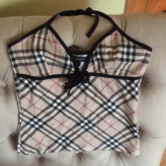 burberry halter top